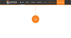 Desktop Screenshot of cosmicktechnologies.com